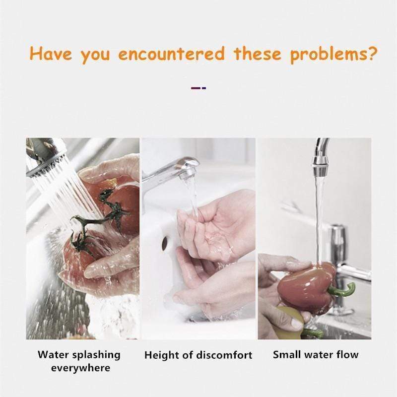 Universal Splash Filter Faucet Spray Head Anti Splash Filter Faucet Children Movable Kitchen Tap Water Saving Nozzle Sprayer