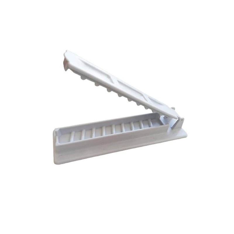 Single Row Kebab Maker Bbq Meat Skewer Machine Kebab Press Maker Reusable Plastic Bbq Skewer Maker Kebab Preparation BBQ Too: WHITE