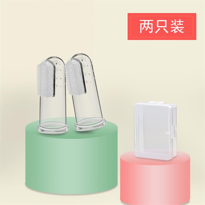 Escova de dentes do dedo do bebê treinamento da criança escova de dentes 2/4 pces silicone anti fizz escova cachucas para bebes crianças artigos ac50ys: Style1