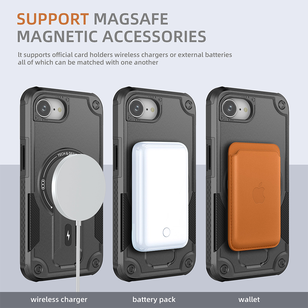 Armor Case for Iphone 17 pro max 16e Iphone16e 16 17 air 15 14 plus 12 13 pro iphone17 Mobile Phone Accessories Stand Cases