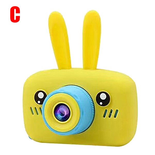 Cartoon Mini Camera HD Digital Camera Children Automatic Photography Learning Camera Kids Toddler Camera 1080P DQ: C