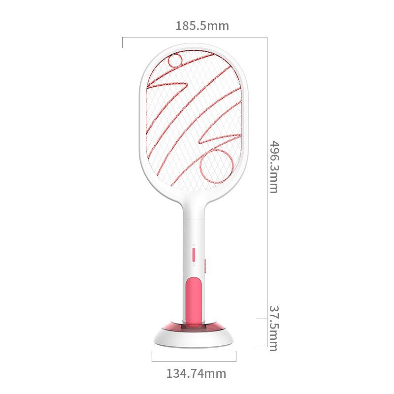 3000V multifonctionnel électrique tueur de moustique USB 1200mAh Rechargeable Bug Zapper mouche tapette piège maison Bug insecte raquette