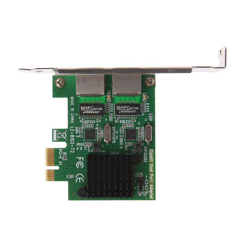 Dual-Hafen PCI-E X1 Gigabit Ethernet Netzwerk Karte 10/100/100 0Mbps Bewertung Adapter