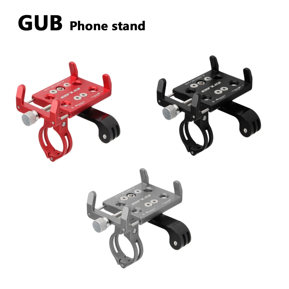 Gub  g81 g-89 sykkeltelefonholder i aluminium for smarttelefon justerbar brakett gps sykkeltelefonholder monteringsbrakett