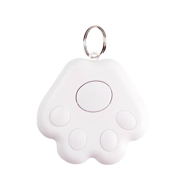 OQW Mobile Phone Bluetooth Anti-lost Device Alarm Positioning Selfie Object Finder Children Bluetooth Tracker Pet Positioning: white