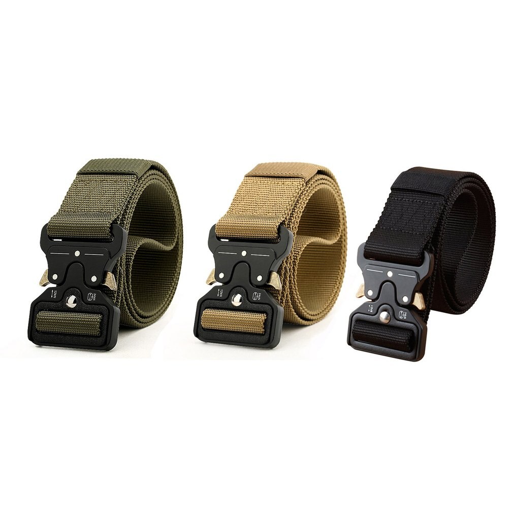 125x 3,8 cm Multi-funktion Armee Grün Gürtel Nylon Schnell trocknend draussen-Männer Sport Schnalle Straße Stil cool für Männer