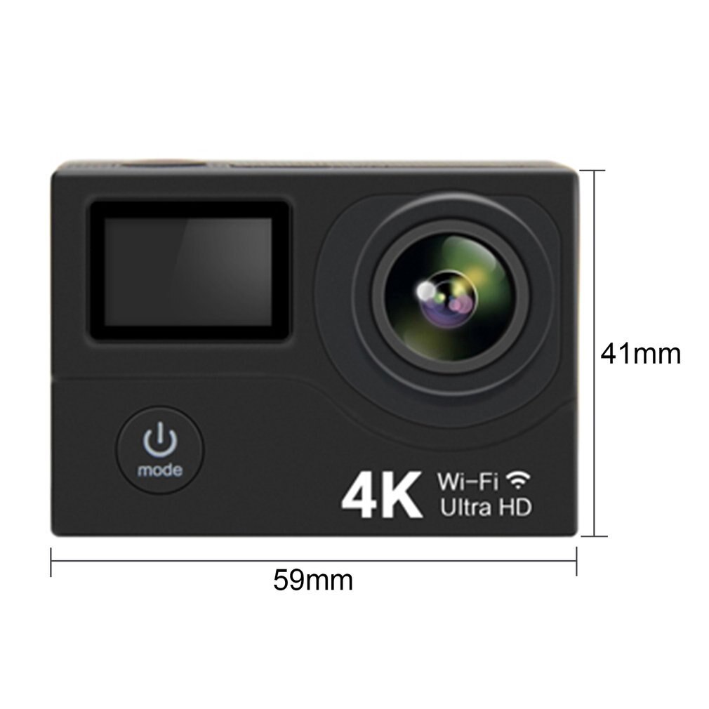 ACEHE Mini 4K Action Camera - Full HD WiFi Remote Control Underwater Waterproof Video Camera