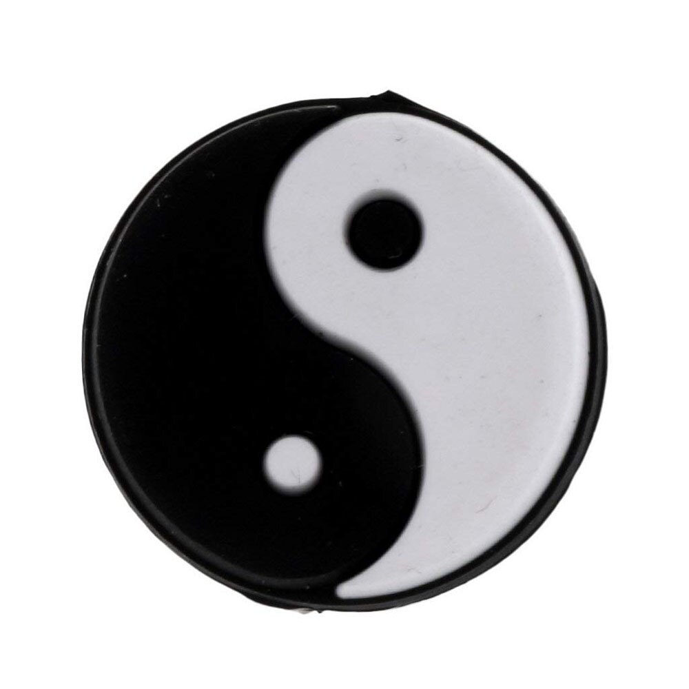 6 Stuks Siliconen Yin Yang Tennisracket Vibratie Demper Schokdemper