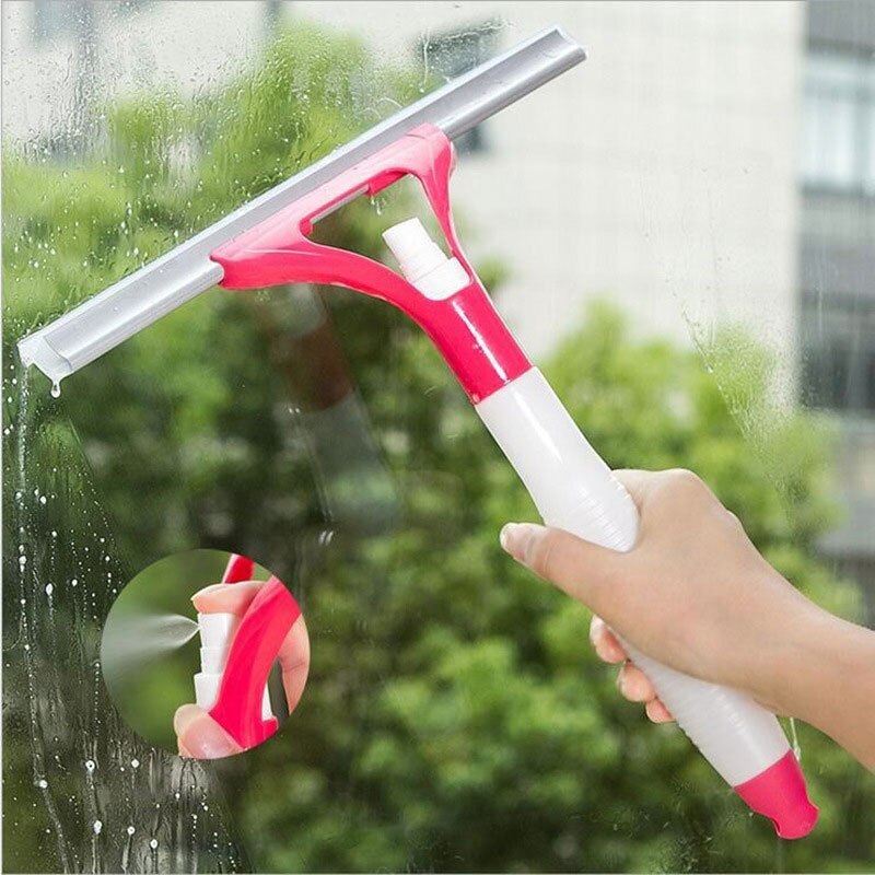 Nieuw Multifunctionele Handig Glasreiniger Spray Soort Borstel Goede Helper Wassen Windows Van Auto TE889