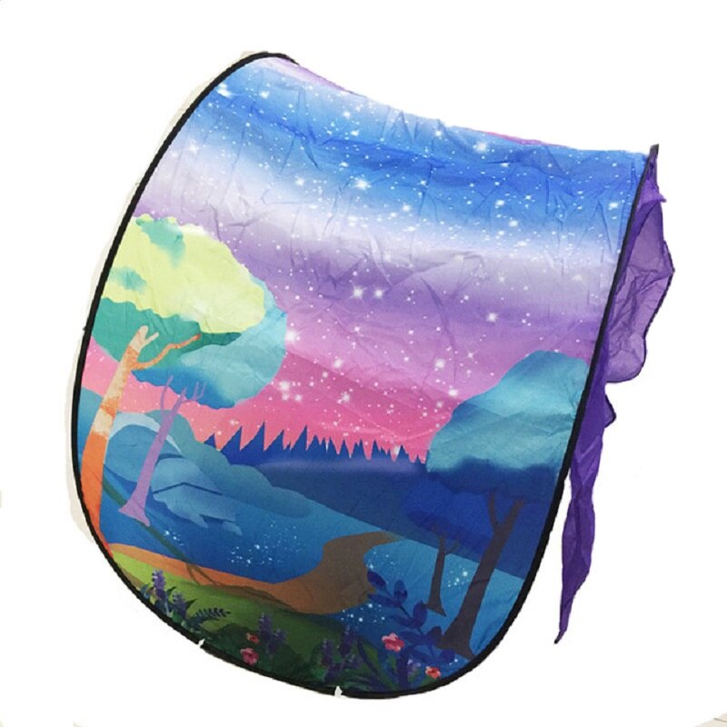 Tenda da sogno pieghevole per interni all'aperto facile da trasportare comodo gioco sicuro per bambini: QH