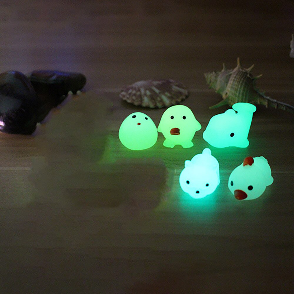 6 Jouets Squishy Mochi Mignons - Pattes De Chat Anti-Stress - Cadeaux Kawaii Enfants/Adultes