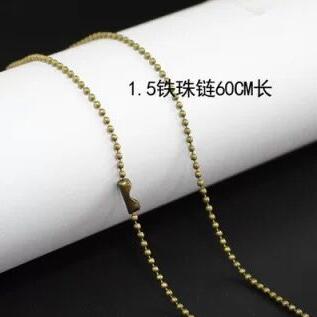 80Pcs Waterdrop Glas Wens Fles Kurk Lege Sample Potjes Diy Hangers Opslag Flacon Bruiloft Home Decoratie Benodigdheden: 1pc bronze chain