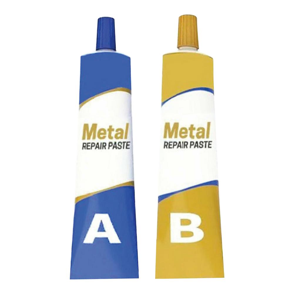 20/50/80/100g Metal Repair Paste Heat Resistant Cold Weld Glue Repairing Agent Metal Repair AB Glue Cast Iron Sealant: 80g