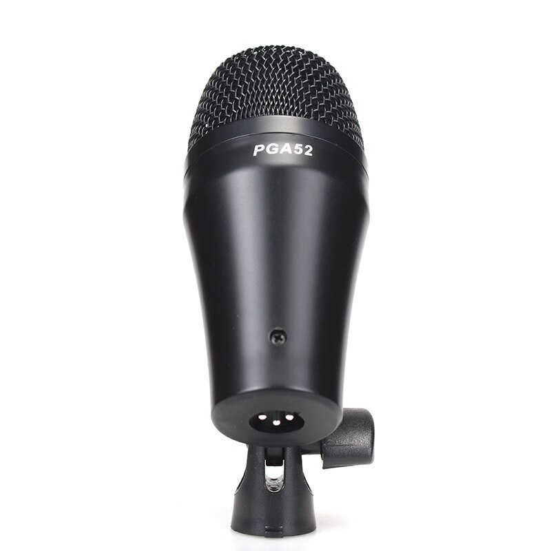Professionele Shure PGA52 Pga 52 Drum Instrument Microfoon Cardioid Mike Dynamische Percussie Microfoon Voor Drum Bass Live Stage Studio