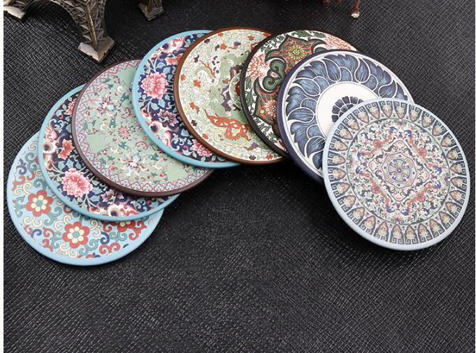 50pcs/lot Convenient Cute Cartoon Mini Portable Circular Hand Mirror Pocket Portable Makeup Tool