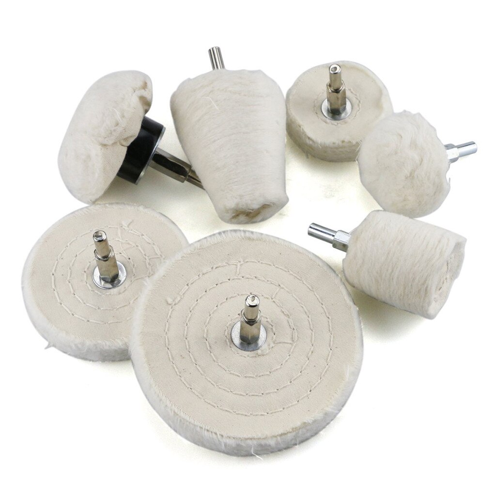 7PCS Polishing Disc For Polisher And Electric Screwdriver For Wheel Polishing car gadget car polisher полировальная машинка