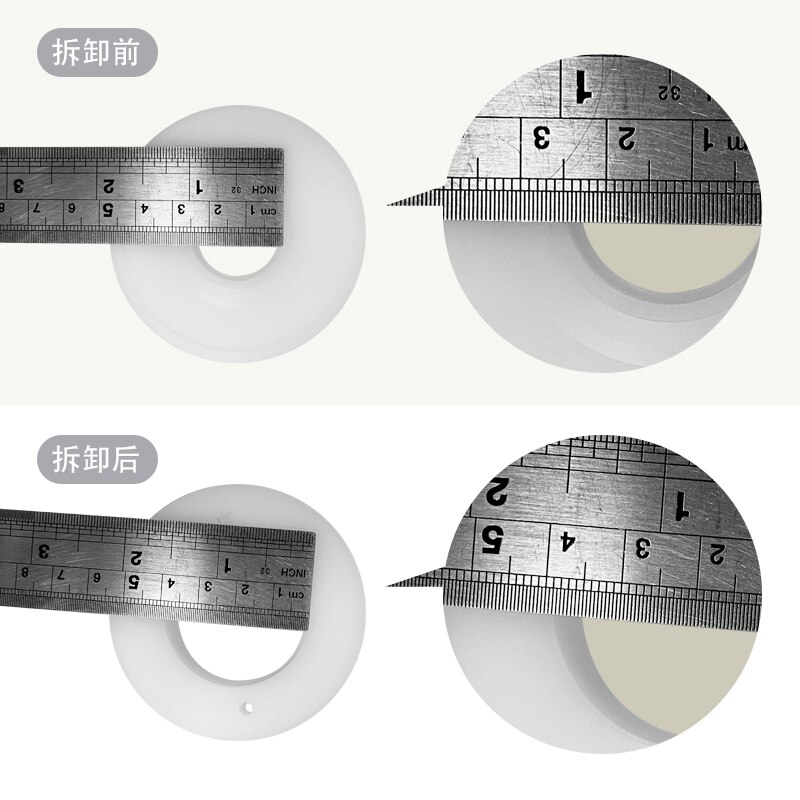 LUMINTOP-Lámpara de lectura de luz, difusor de goma para FW3A, FW1A, FW1A PRO, FW21 PRO, FW21 X9L