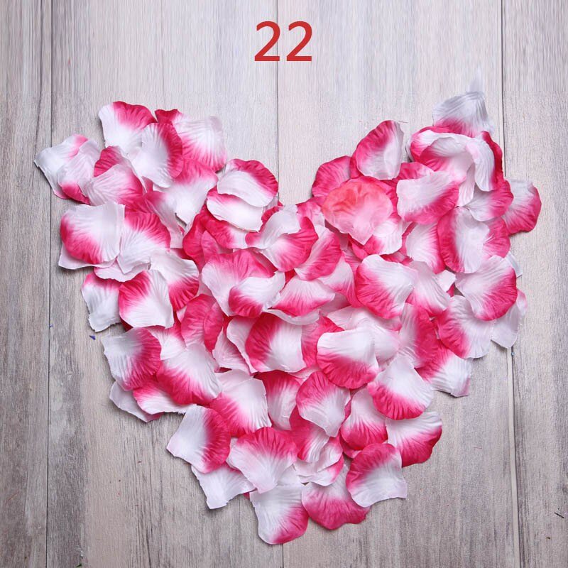 Wedding Rose Petals 100pcs/lot Decorations Flowers Polyester Wedding Rose Artificia