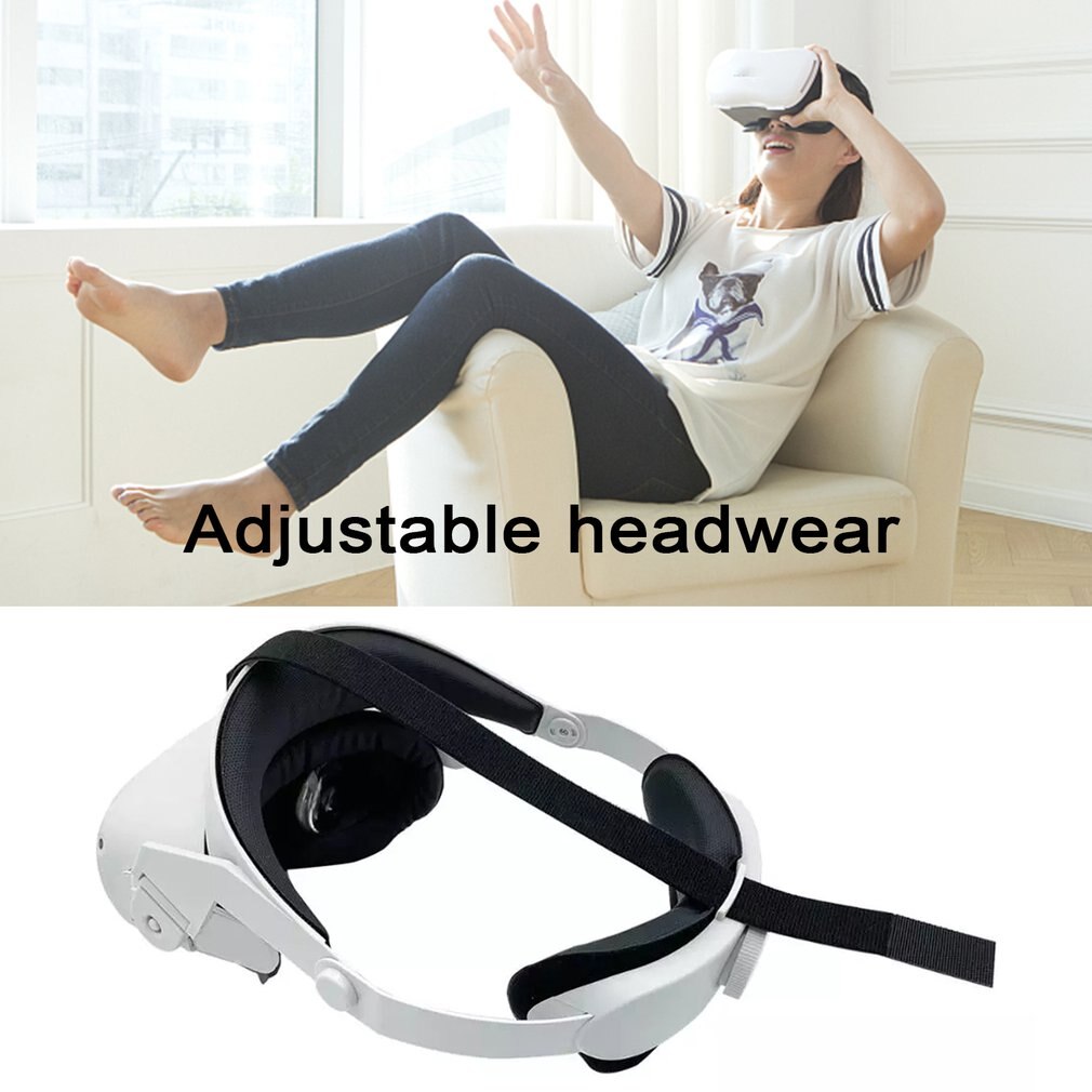 Upgrade djustable Head Strap for Oculus Quest 2 VR,Increase Supporting forcesupport , comfort-Virtual Reality Accessorie