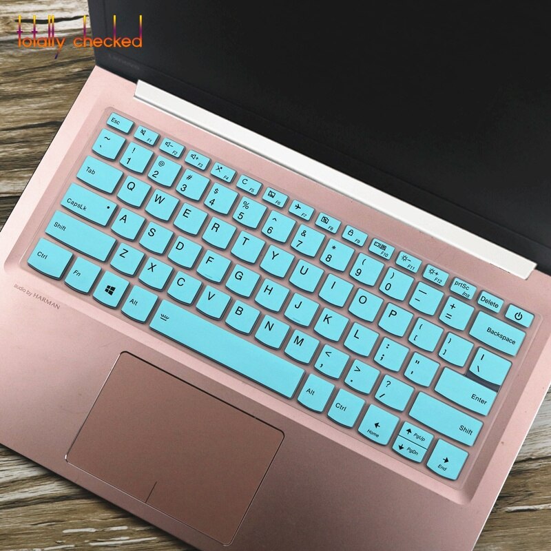 Dla LENOVO Ideapad 530s-14IKB 530s-14arr 530S 14IKB 14ARR 530 s 330 330-14 14AST 330S 14 "osłona na klawiaturę laptopa pokrowiec ochronny ze skóry: whiteblue