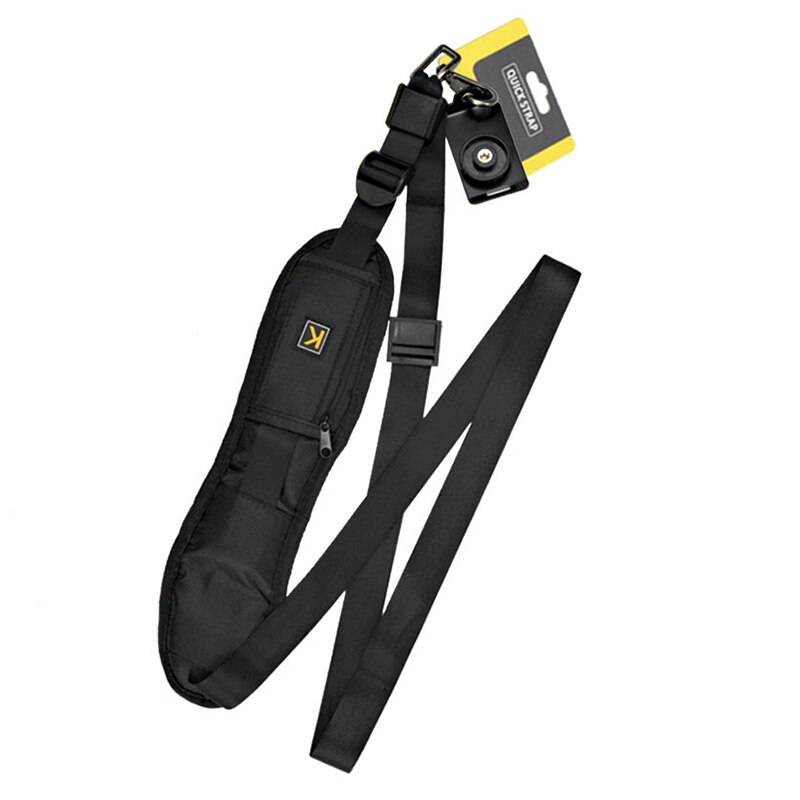 Sangle d&#39;épaule K Portable pour appareil photo DSLR Canon Nikon, sangle de cou souple pour appareil photo DSLR, transport rapide