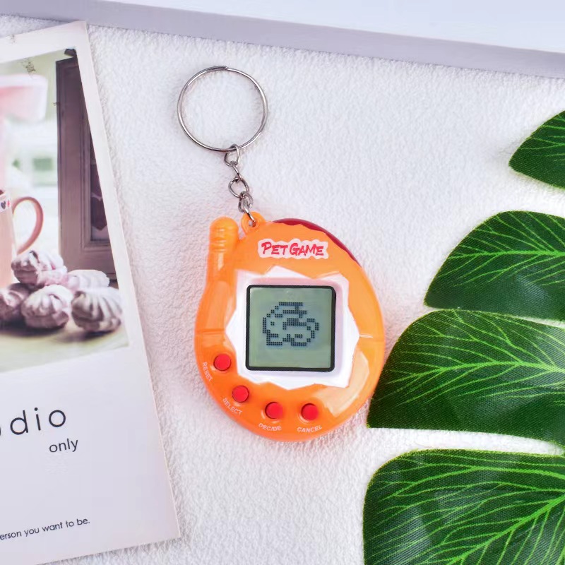 1 st elektroniska husdjur 90s nostalgiska 168 husdjur i ett virtuella cyber digitala husdjursleksaker roliga leksaker: Grön