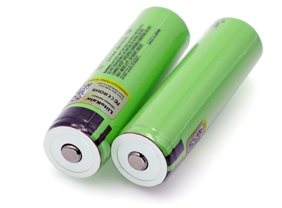 Liitokala-batería recargable de litio NCR18650B, 3,7 v, 3400 mAh, 18650, con punta (sin PCB) para baterías de linterna