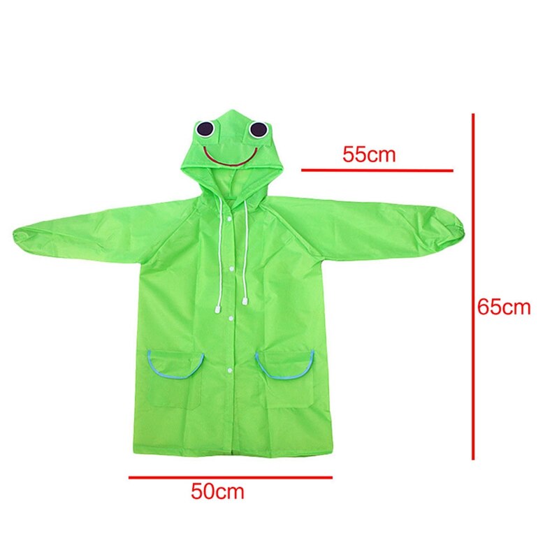 Cartoon Dier Stijl Waterdichte Kinderen Regenjas Kinderen Regenjas Student Dier Stijl Regenjas Polyester Waterdicht Kind
