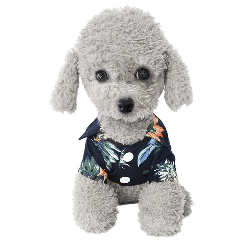 Zomer Hond Shirts Hawaii Stijl Hond Kleding Strand Kleding Hond Vest Kleding Pet Kleding Voor Kleine Hond Xs/S/M/L