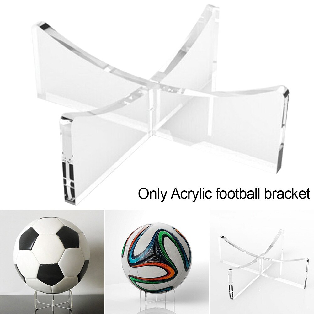 Acrylic Football Display Stand Volleyball Multipurpose Display Holder Support Acrylic Football Stand Transparent Stable Signable