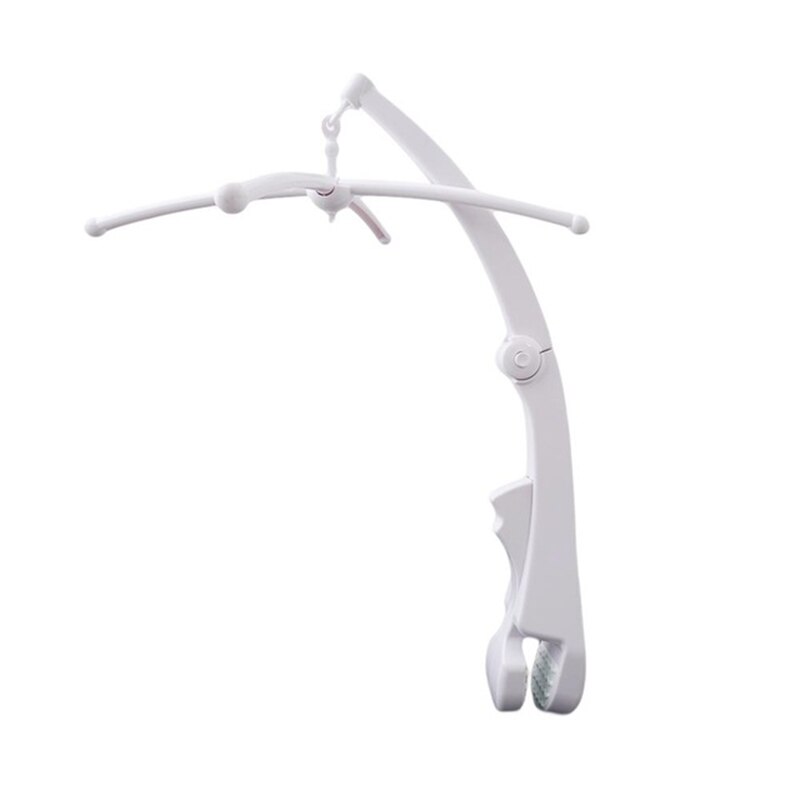 Soporte móvil giratorio blanco para cuna de bebé, caja de música, soporte de brazo, juguetes para bebés, sonajero, 0-12 meses: Bracked 062