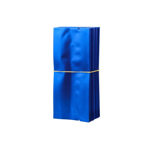 200 teile/los Tee taschen Reinem Aluminium Tasche Wärme Dichtung Verpackung Beutel Lebensmittel Kaffee Tee Tasche 13*5.5*2,5 cm: Blau