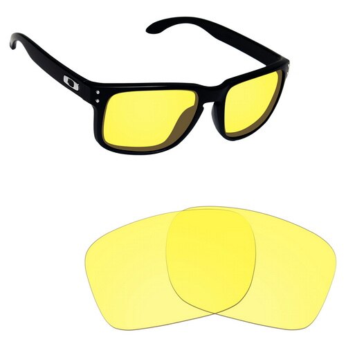 ToughAsNails Polarized Replacement Lenses for Oakley Holbrook Mix Frame - Varieties: Clear Yellow
