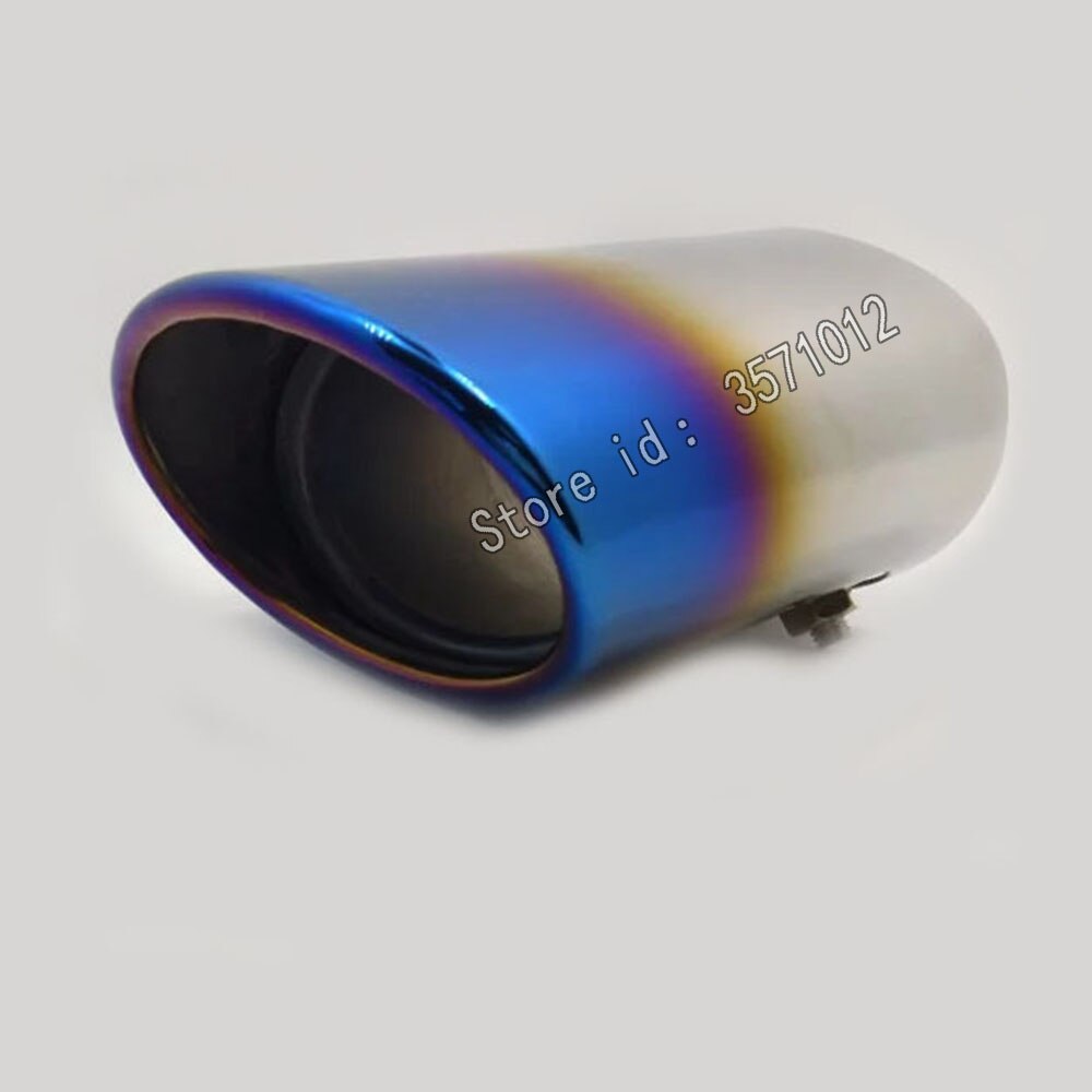 Car cover muffler exterior back end pipe dedicate exhaust tip tail outlet ornament vent part 1pcs For Toyota RAV4