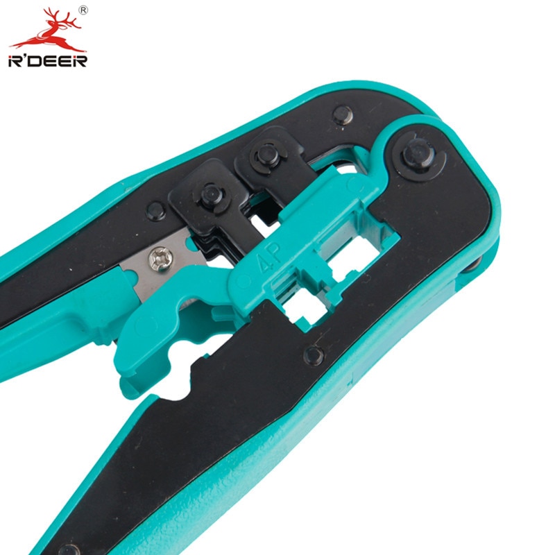 R'DEER Wire Stripper Telecom Crimping Tool for Cable Cutter Pliers Multifunctional Electrician Tool RJ45 RJ11