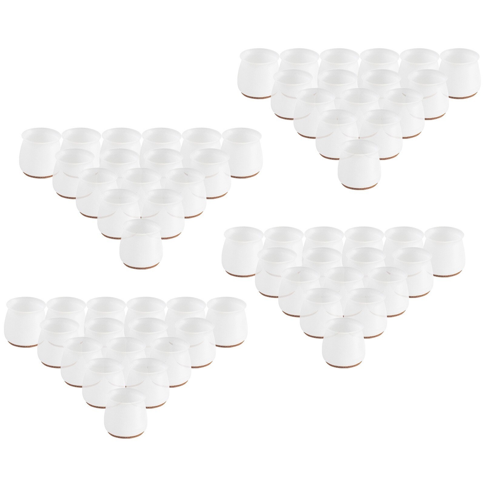Couvre-pieds de Table en Silicone, protecteur de sol en bois, antidérapant, accessoire de bureau: Wooden