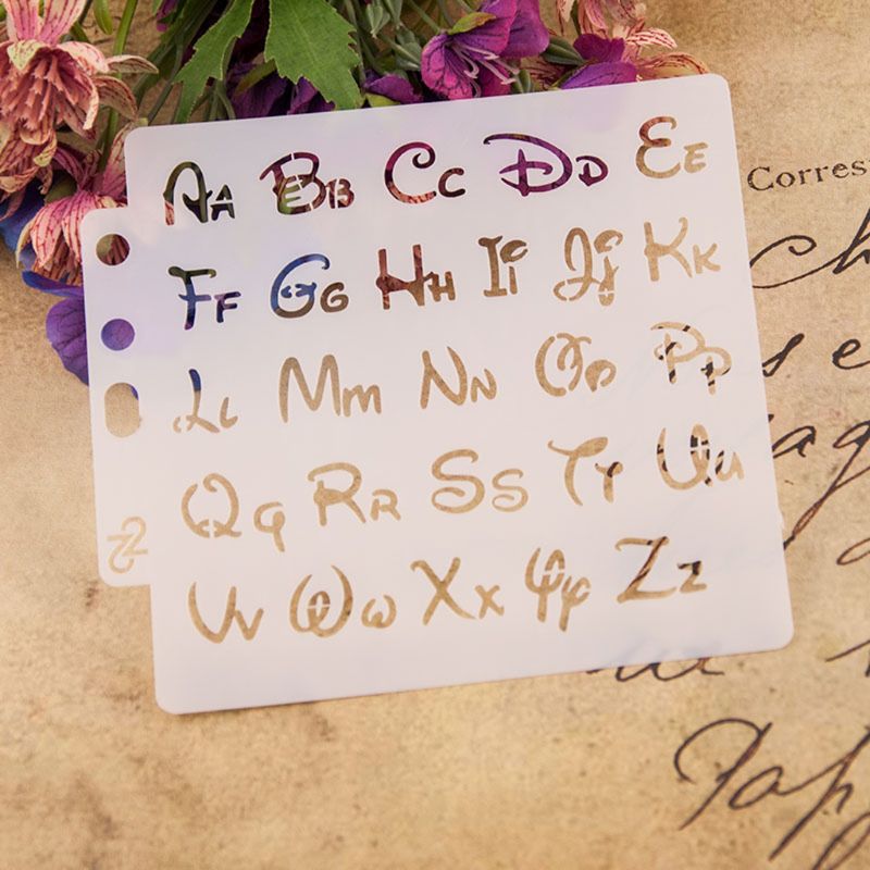 Modèle de peinture, pochoirs en lettres de l'alphabet | Peinture, Scrapbooking, gaufrage, carte d'album, bricolage