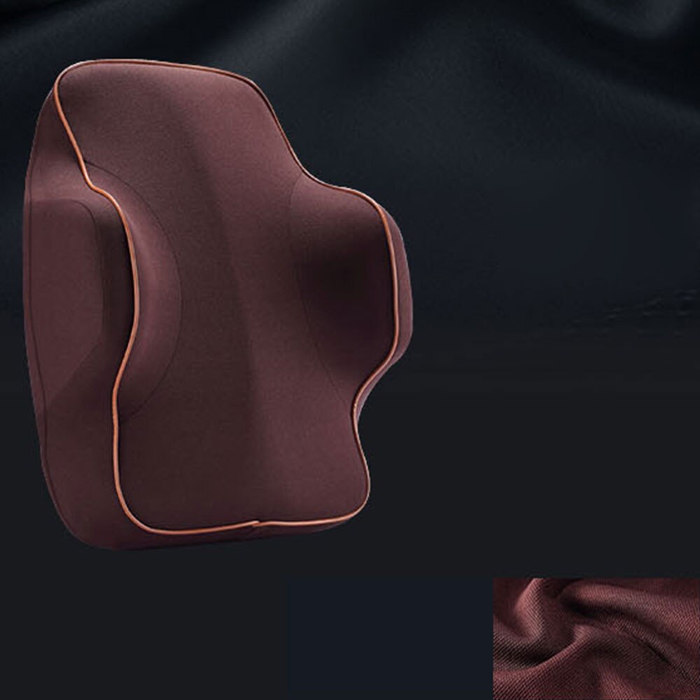 Memory Foam Slow Rebound Lumbar Back Support Cushion Office Relieve Pressure Car Waist Cushion Breathable Backrest Support