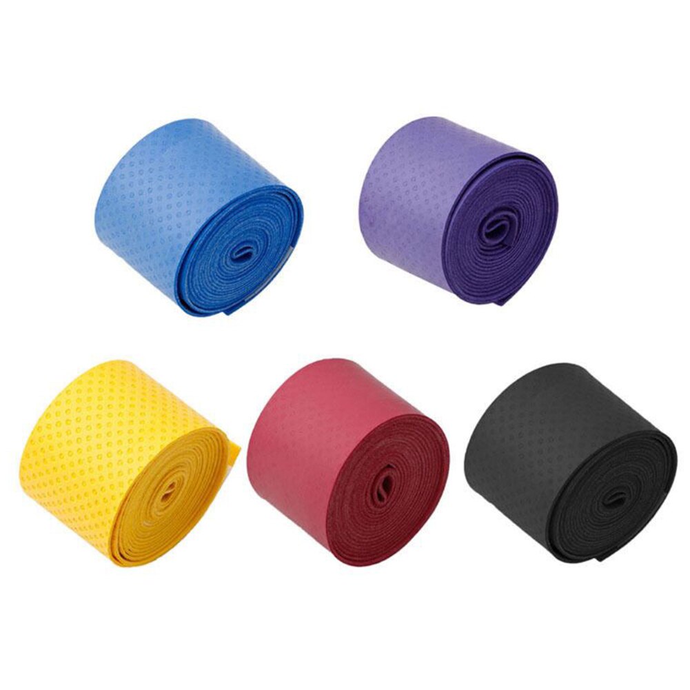 60 pz/lotto Testa Racchetta Da Tennis PU Overgrip Anti-skid Serranda Molle Dell'involucro Rubinetti Tenis Racchetta Sudore Assorbito Secco/di vibrazione di Cattivo Gusto grips
