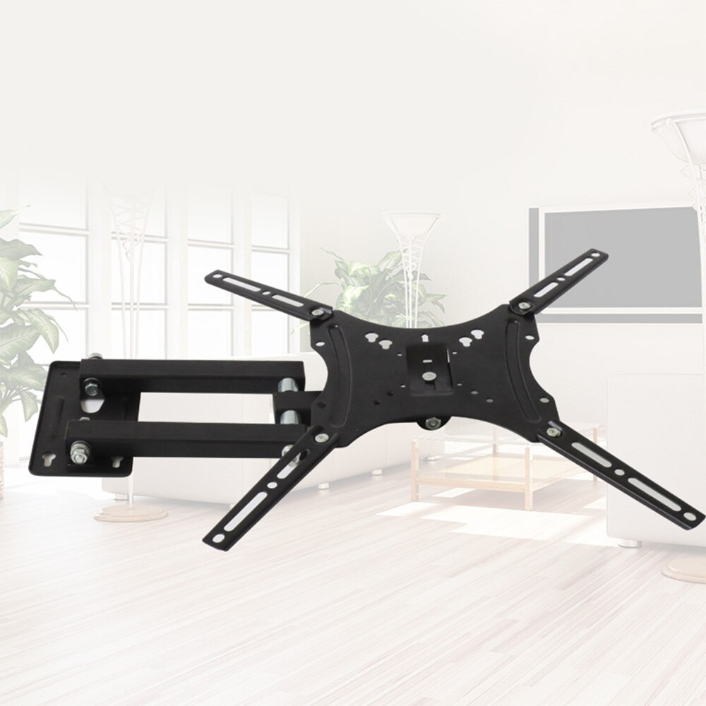 TV Wall Mount for Most 14"-42" LED LCD Plasma Flat Screen Monitor up to 110 lb VESA 400x400 with Full Motion Swivel