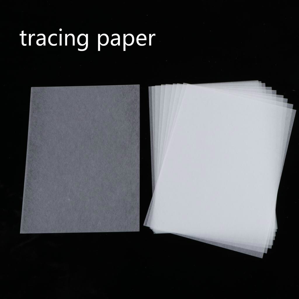 50/100/150pcs A4 translucent tracing paper, reusable painting double-sided carbon paper