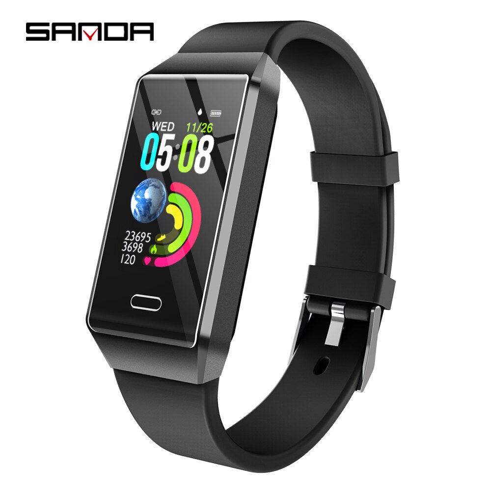 Sanda  x9 dames fysiologische herinnering smart 12 talen digitaal russisch hartslaghorloge calorie stappen polshorloge