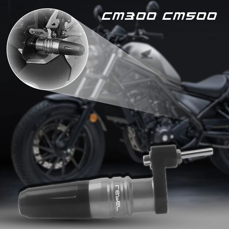 Motorcycle accessories Crash Pads Exhaust Sliders Crash Protector For HONDA REBEL CM300 CM500 CMX 500 300 CM 300 CM 500