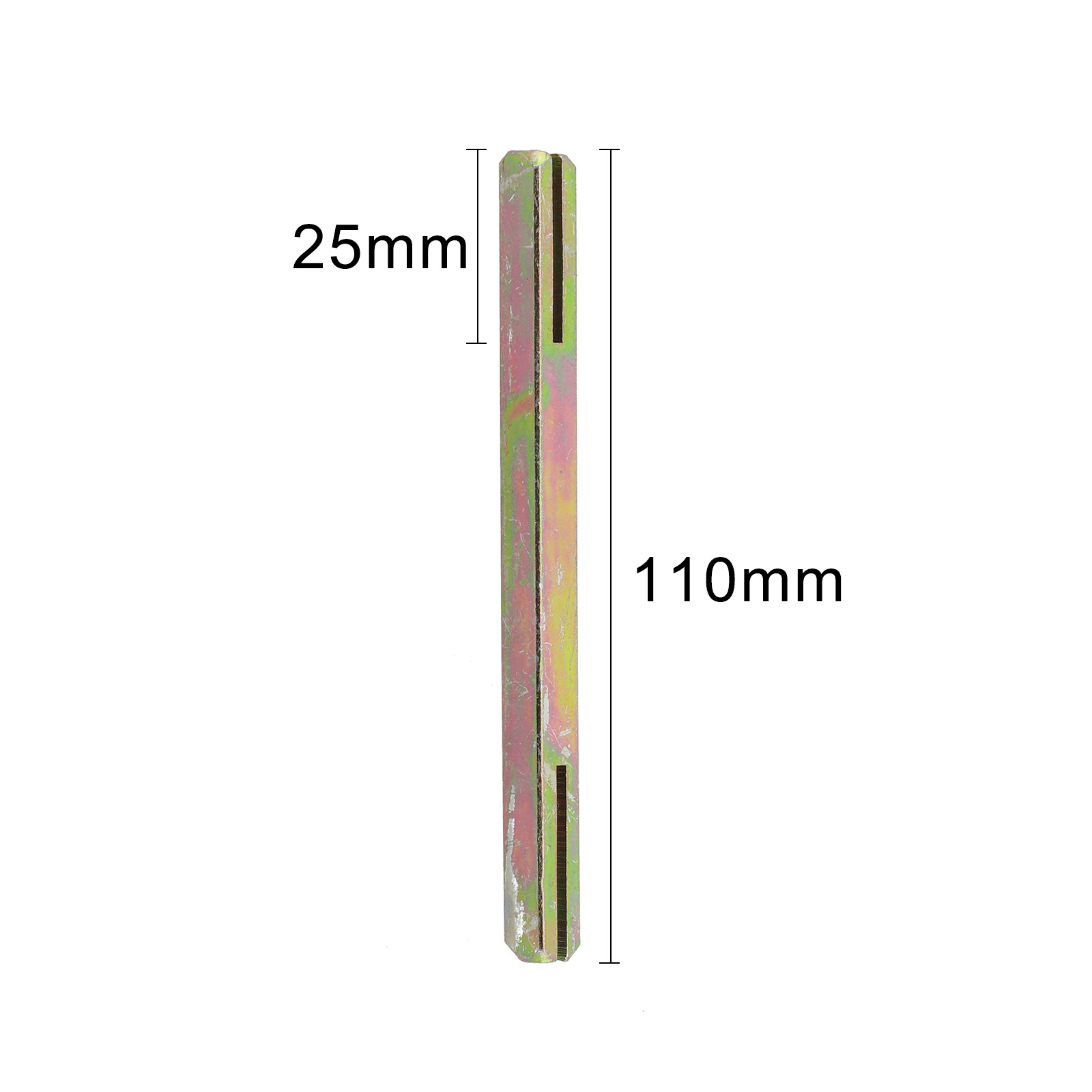 85-130mm Square Spindle 8mm Galvanised Door Window Handle Iron Square Pin Square Rod Lock Core Square Rod Door Lock Accessories