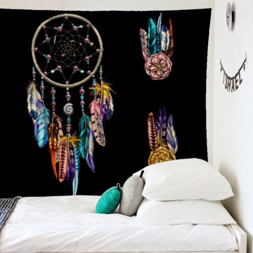 Tapestry Wall Hanging Polyester Pattern Blanket Tapestry Home Decor: C