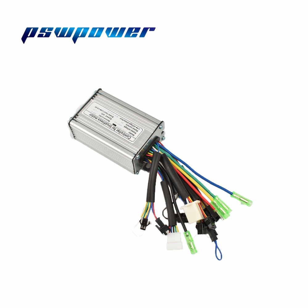 36V/48V 500W Brushless DC Sine Wave sensor Controller ebike Electric Bicycle Hub Motor Controller with right output