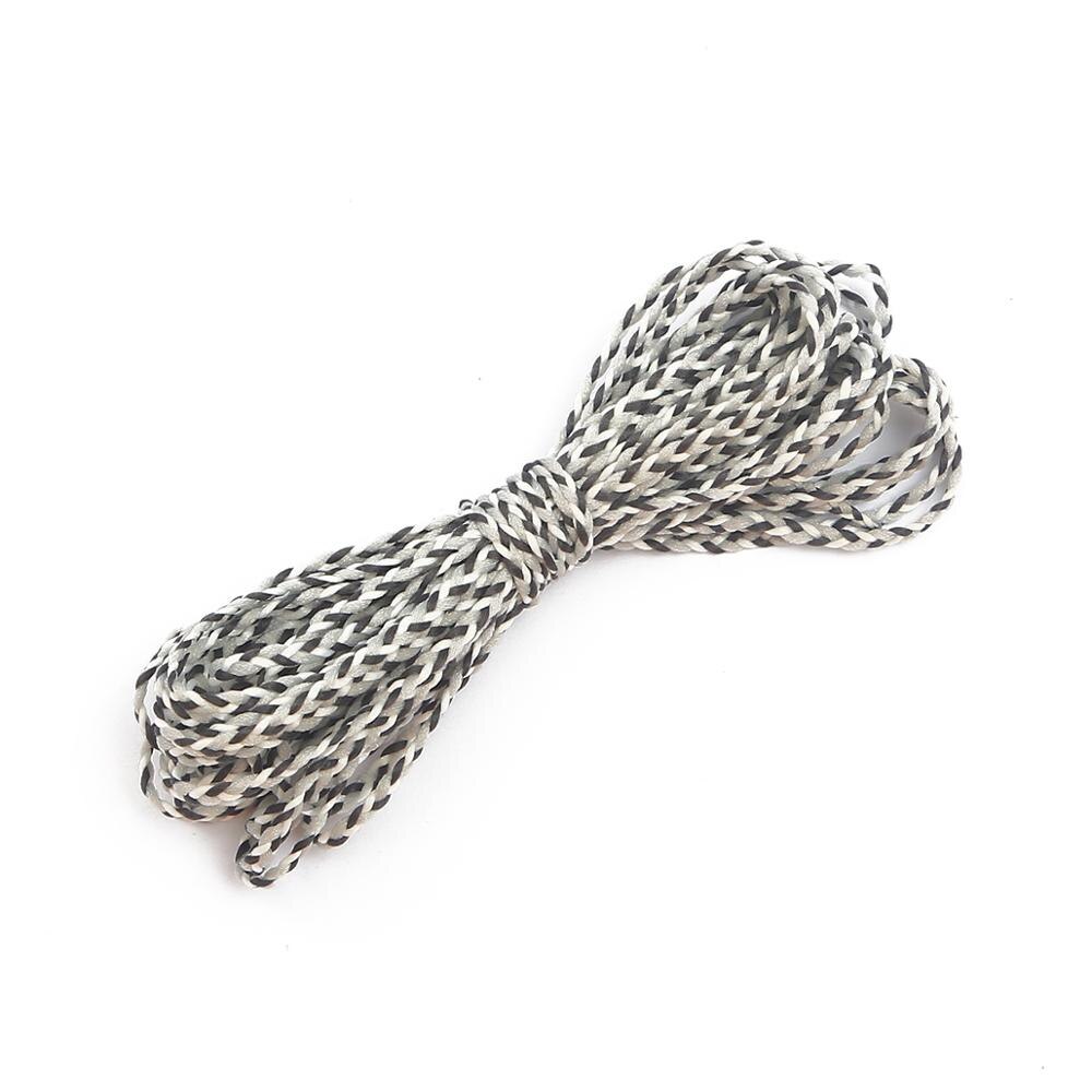 5m leveys 2mm polyesteripuuvilla punottu köysi naru kierretty makrameennyöri askarteluun kodintekstiilit hääkoristelutarvikkeet: Tyyli 04