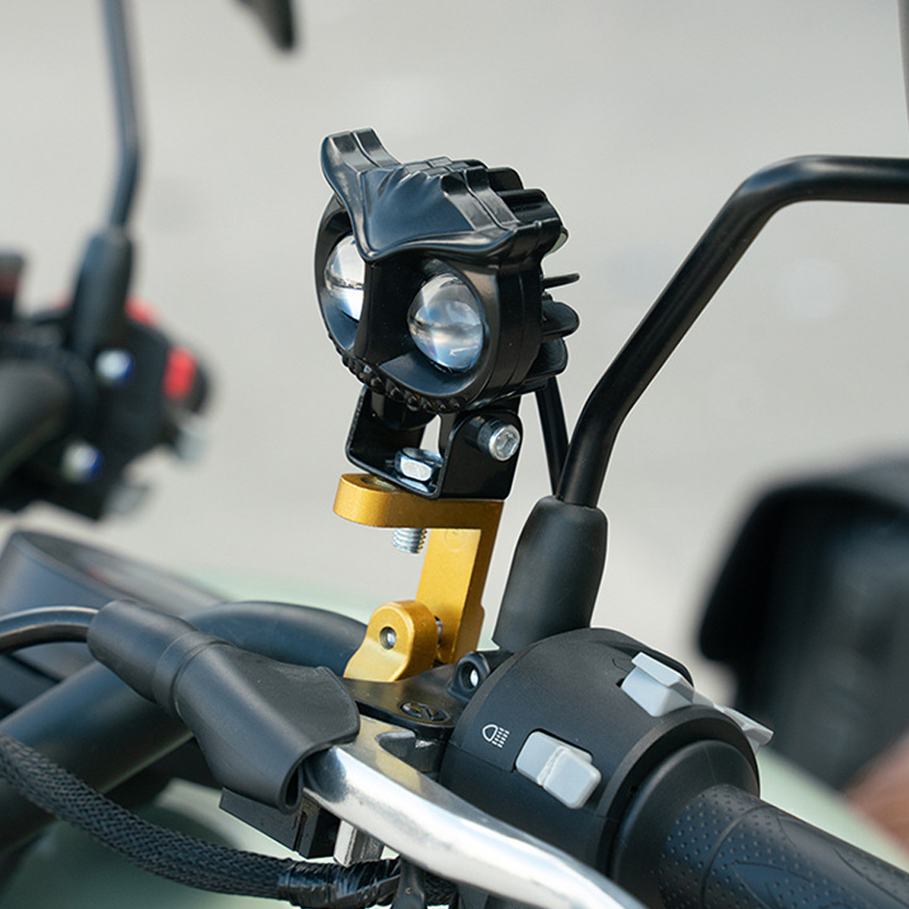 Adaptateur de montage de support de rétroviseur de vélo électrique de moto pour pince de support de guidon de 22mm M6 M8 M10 trou de vis CNC