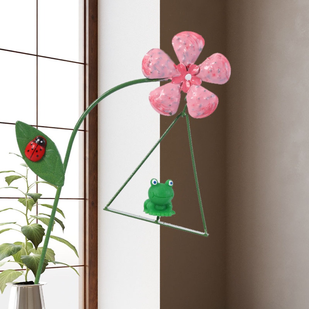 DIY Metall Blumentopf Windmühle Kleines Ebene DIY Blumenarrangement Zubehör Schaukel Leichte Pflanze Topf Ornament Heimat Dekor