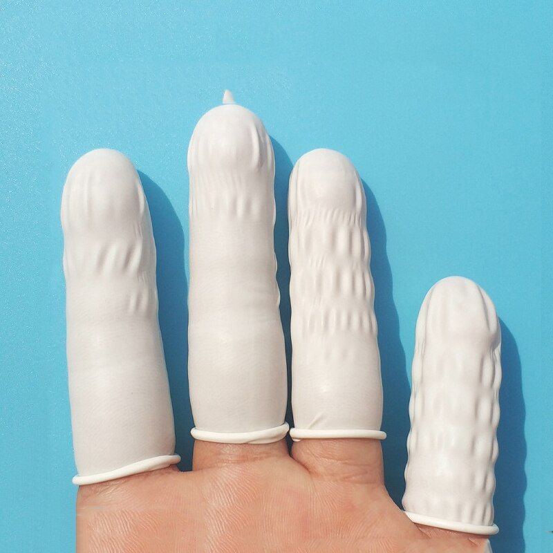 150 sztuk naturalny rękawice gumowe nakładki na palce lateksowe największej bazy w świecie, ochronna jednorazowe rękawice